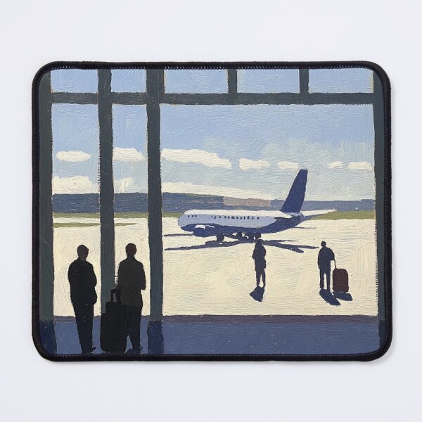 Item preview, Airport | Post-impressionist painting style designed and sold by ComicsFactory.