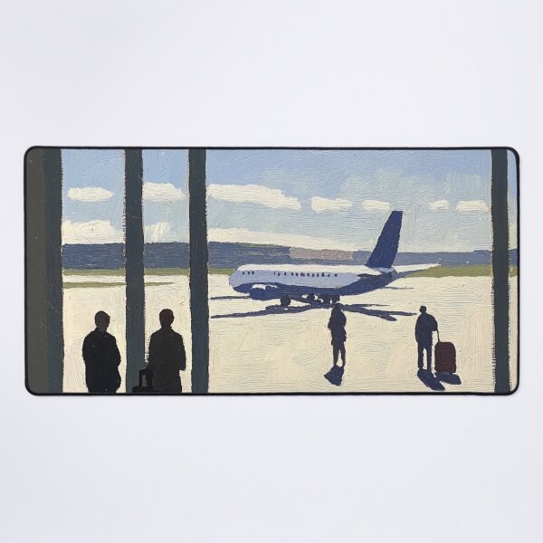 Item preview, Airport | Post-impressionist painting style designed and sold by ComicsFactory.