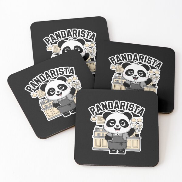 Item preview, Pandarista Friendly Cafe Panda Barista designed and sold by SubtleSplit.
