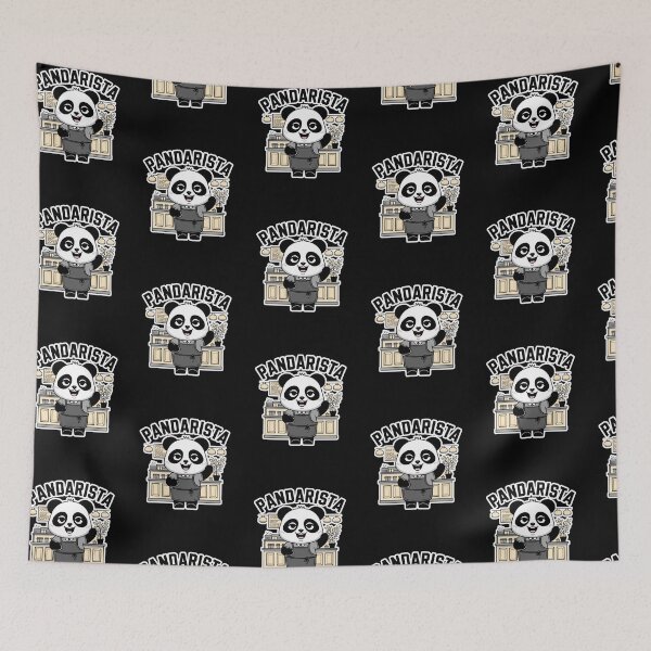 Item preview, Pandarista Friendly Cafe Panda Barista designed and sold by SubtleSplit.