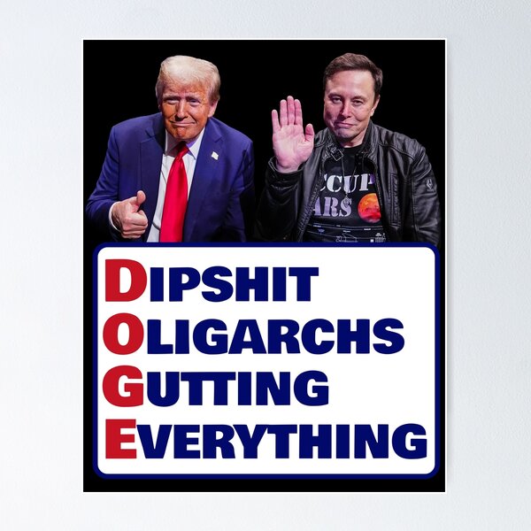Artikel-Vorschau von Anti Elon und Trump DOGE, designt und verkauft von LydiaNXD1.
