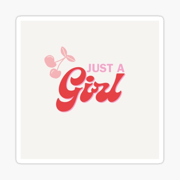 Item preview, Just A Girl designed and sold by barelines.