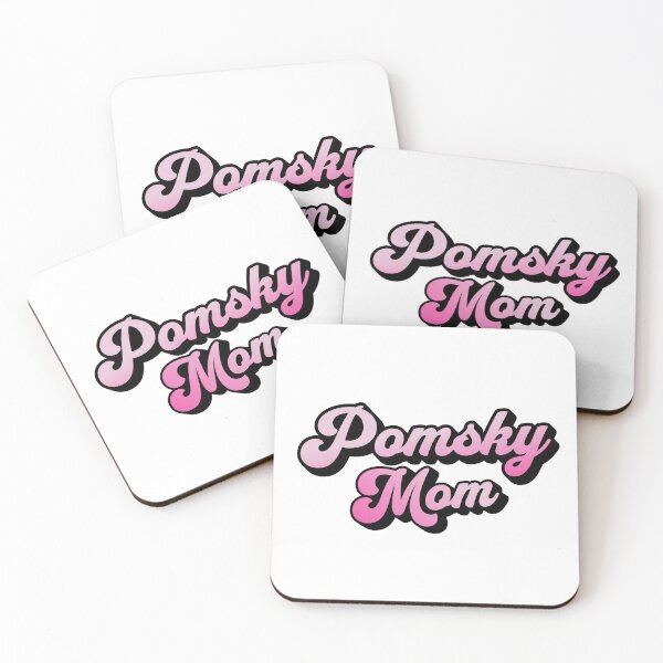Item preview, Pomsky Mom Cute Pink Cursive Summer Gift designed and sold by Guarddogdrive.
