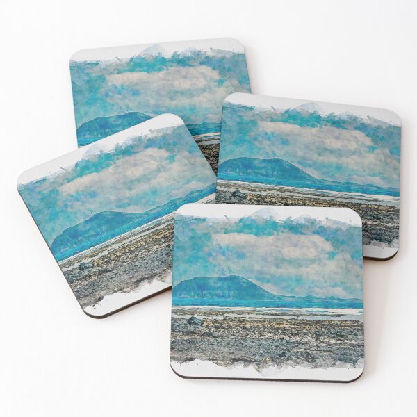 Item preview, Corralejo Fuerteventura Watercolour Effect Photo 21 designed and sold by GG WALL ART.