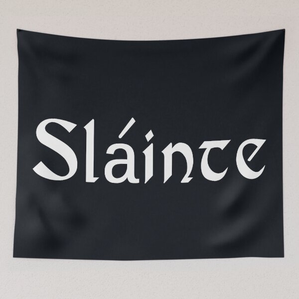 Item preview, Slainte text only design 2 designed and sold by DigitalandPhoto.