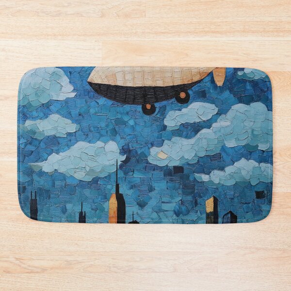 Item preview, Airship | Post-impressionist painting style designed and sold by ComicsFactory.