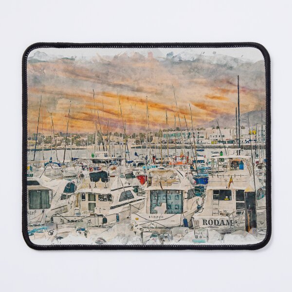 Item preview, Corralejo Fuerteventura Watercolour Effect Photo 23 designed and sold by GG WALL ART.