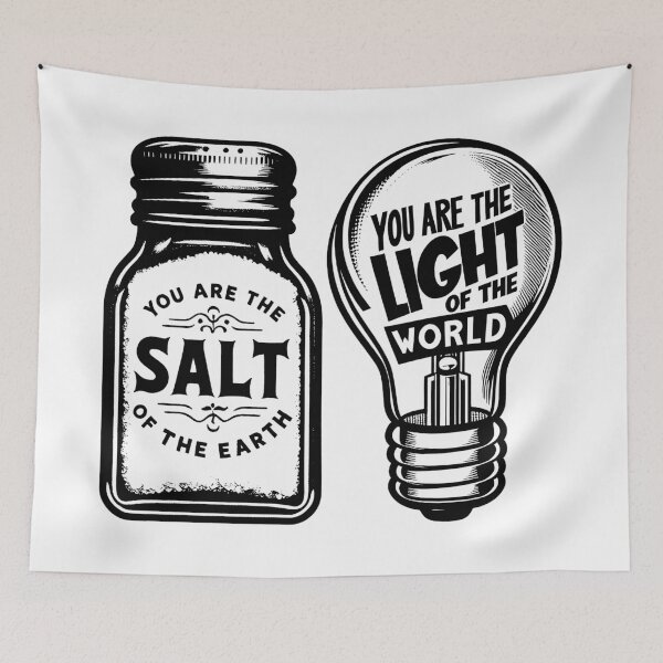 Item preview, Matthew 5:13-14 Salt and Light designed and sold by plushism.