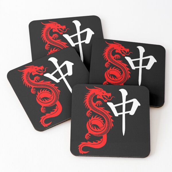 Item preview, Red Chinese Dragon Tile Mahjong Traditional Chinese Game designed and sold by NUMAcreations.