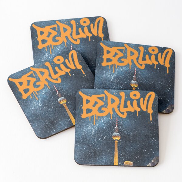 Item preview, Berlin Modern Graffiti Skyline Print designed and sold by TuncGK.