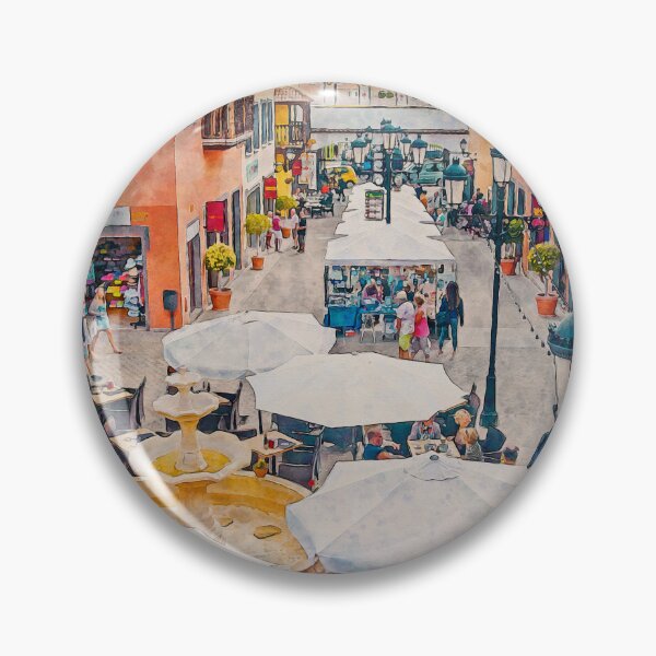 Item preview, Corralejo Fuerteventura Watercolour Effect Photo 24 designed and sold by GG WALL ART.