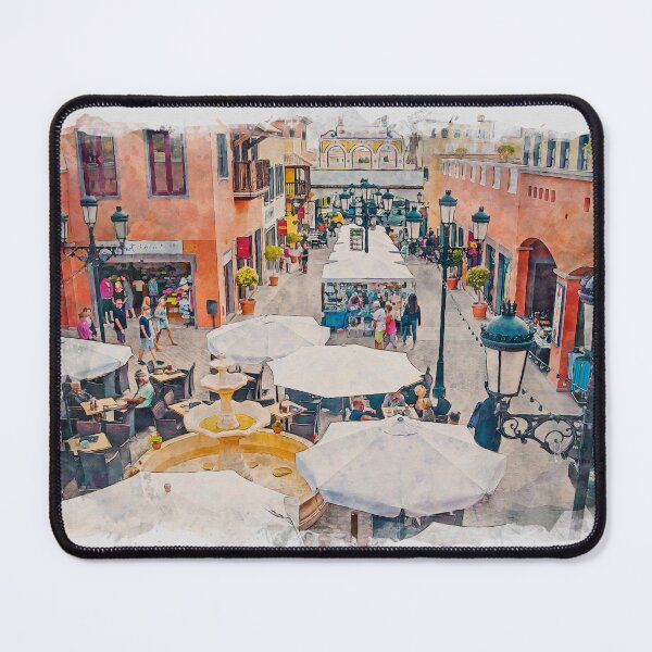 Item preview, Corralejo Fuerteventura Watercolour Effect Photo 24 designed and sold by GG WALL ART.
