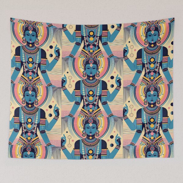 Item preview, Visionary Anatomy Art - Geometric Human Form for Meditation & Spiritual Decor designed and sold by InevitableAum.