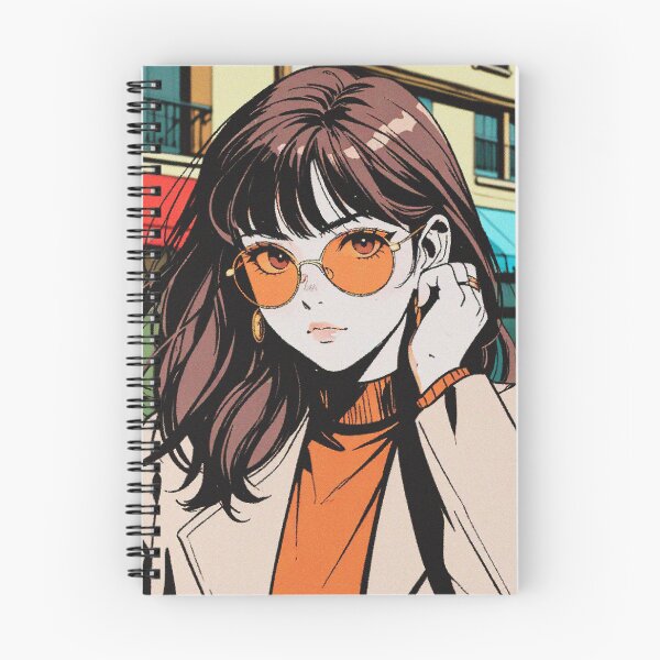 Item preview, 90s Anime Italian Woman - Stylish Charm Portraits designed and sold by RetroRebootShop.