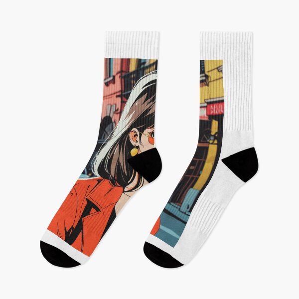 Item preview, Mediterranean Anime Woman - Sunny 90s Portraits designed and sold by RetroRebootShop.
