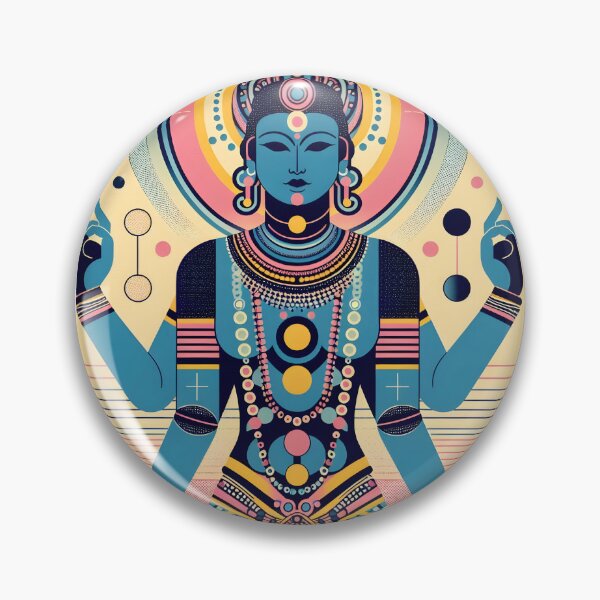 Item preview, Visionary Anatomy Art - Geometric Human Form for Meditation & Spiritual Decor designed and sold by InevitableAum.