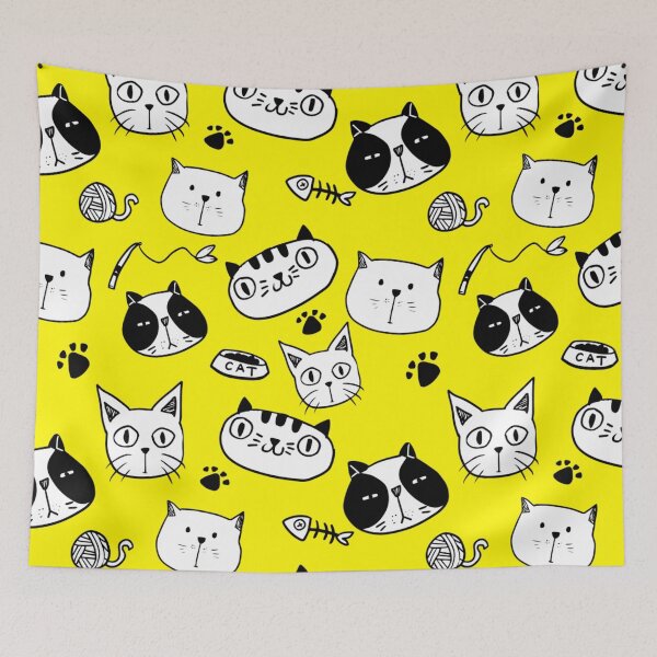 Item preview, Cat design, pattern designed and sold by Awesomeskills.