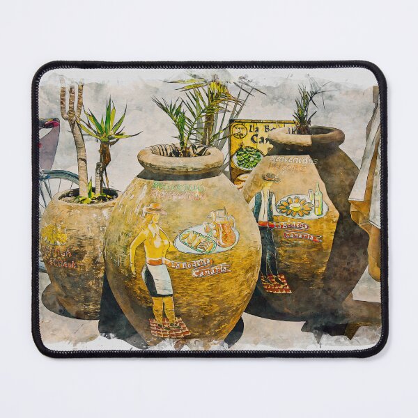 Item preview, Corralejo Fuerteventura Watercolour Effect Photo 26 designed and sold by GG WALL ART.