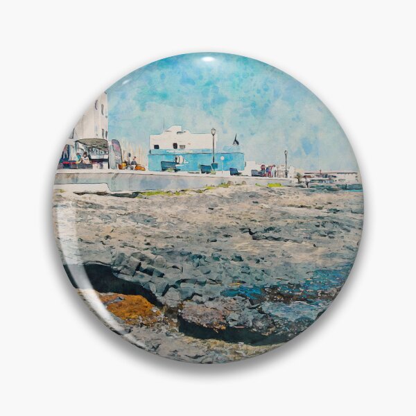Item preview, Corralejo Fuerteventura Watercolour Effect Photo 27 designed and sold by GG WALL ART.