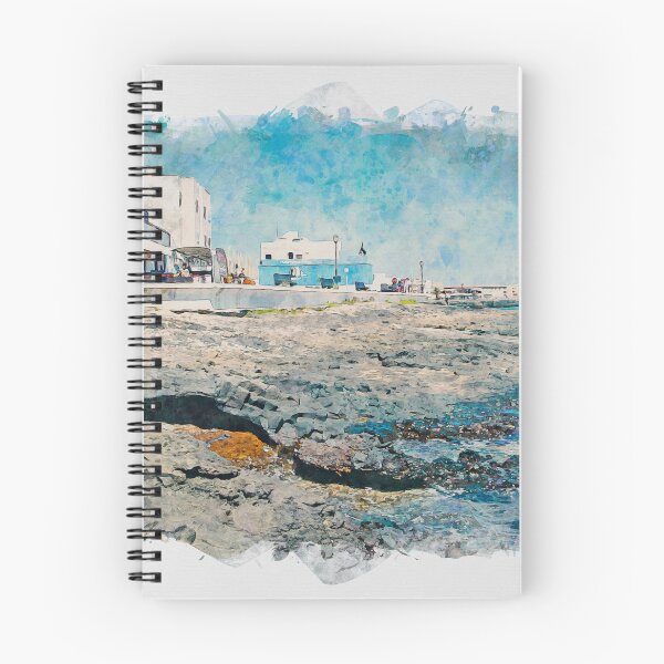 Item preview, Corralejo Fuerteventura Watercolour Effect Photo 27 designed and sold by GG WALL ART.