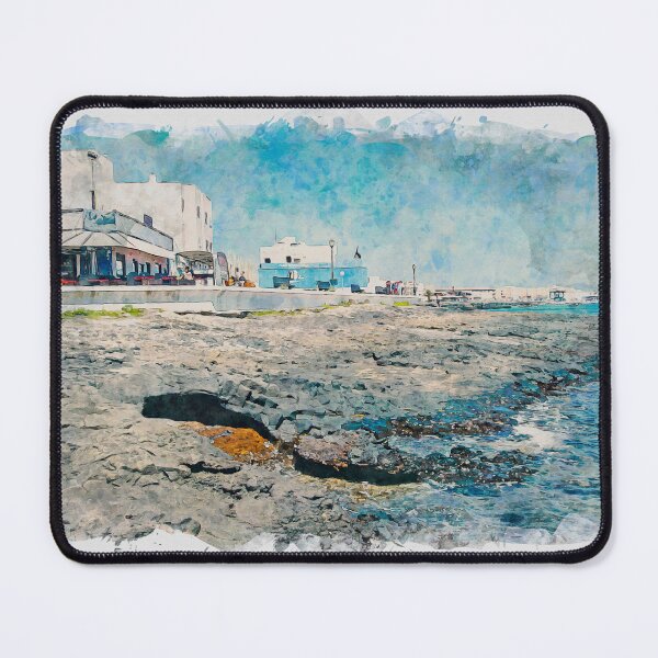 Item preview, Corralejo Fuerteventura Watercolour Effect Photo 27 designed and sold by GG WALL ART.