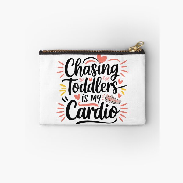 Item preview, Chasing Toddlers Is My Cardio | Funny Mom Life Design | Parenting Humor | Mother’s Day Gift designed and sold by Golden Cherry Creative.