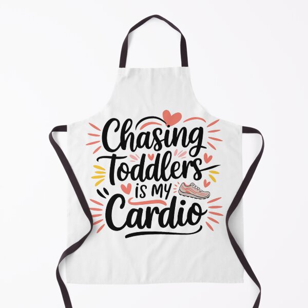 Item preview, Chasing Toddlers Is My Cardio | Funny Mom Life Design | Parenting Humor | Mother’s Day Gift designed and sold by Golden Cherry Creative.