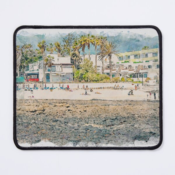 Item preview, Corralejo Fuerteventura Watercolour Effect Photo 28 designed and sold by GG WALL ART.