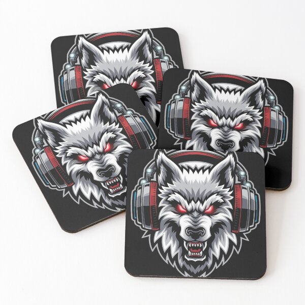 Item preview, Angry Gamer Beast Wolf with White Fur designed and sold by The Art of Kkatarynka.
