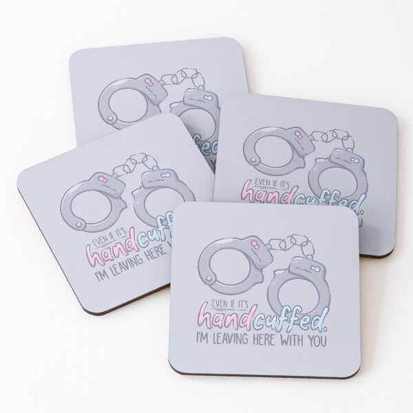 Item preview, Cheeky Spicy Handcuffs Quote designed and sold by SketchesWSara.
