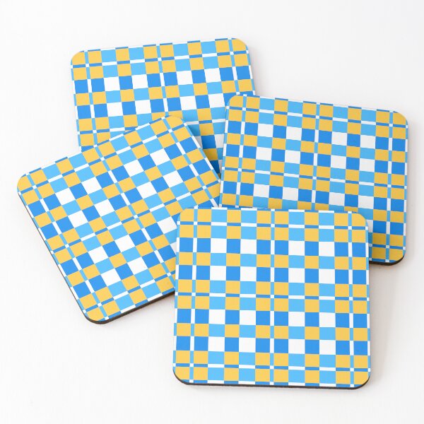 Item preview, Patchwork picnic table, blue and yellow designed and sold by Clumsy People.