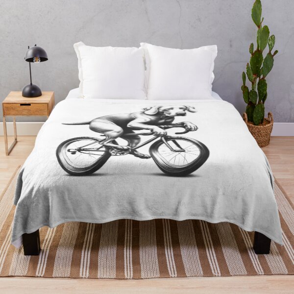 Item preview, Weimaraner Riding Bike designed and sold by Kimberley King Art King Art.