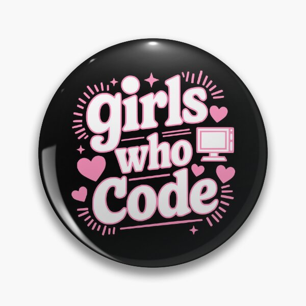 Item preview, Girls Who Code! Pink Coding designed and sold by PMCreative.