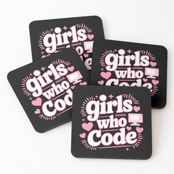 Item preview, Girls Who Code! Pink Coding designed and sold by PMCreative.