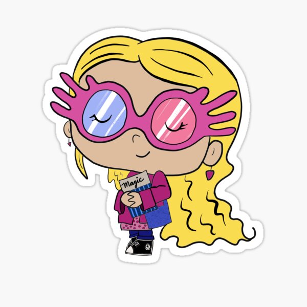 Luna Lovegood Stickers  Redbubble