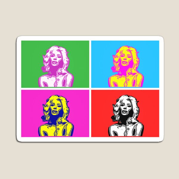 Aperçu de l'œuvre Pop Art Rétro Kim Kay Marilyon Monroe créée et vendue par popartdemo.