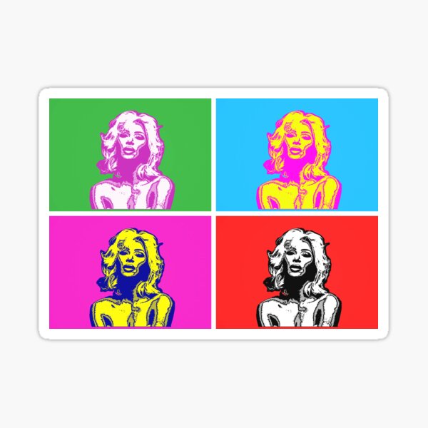 Item preview, Kim Kay Marilyon Monroe Retro Pop Art designed and sold by popartdemo.