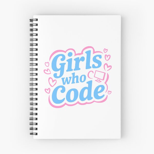 Item preview, Girls Who Code! Pink And Blue designed and sold by PMCreative.