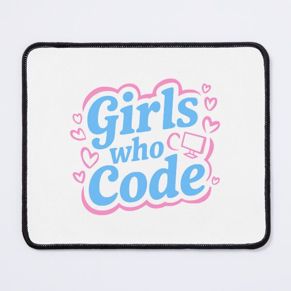Item preview, Girls Who Code! Pink And Blue designed and sold by PMCreative.