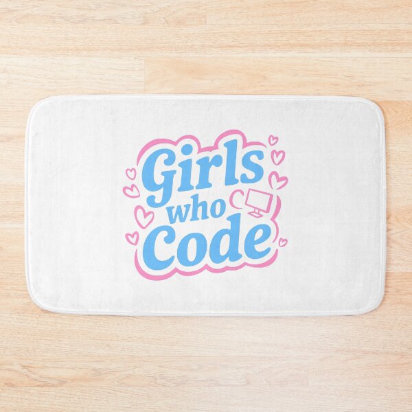 Item preview, Girls Who Code! Pink And Blue designed and sold by PMCreative.