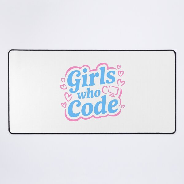 Item preview, Girls Who Code! Pink And Blue designed and sold by PMCreative.