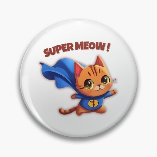 Item preview, Super Meow, the superhero cat ! designed and sold by Funnyquotes4u.