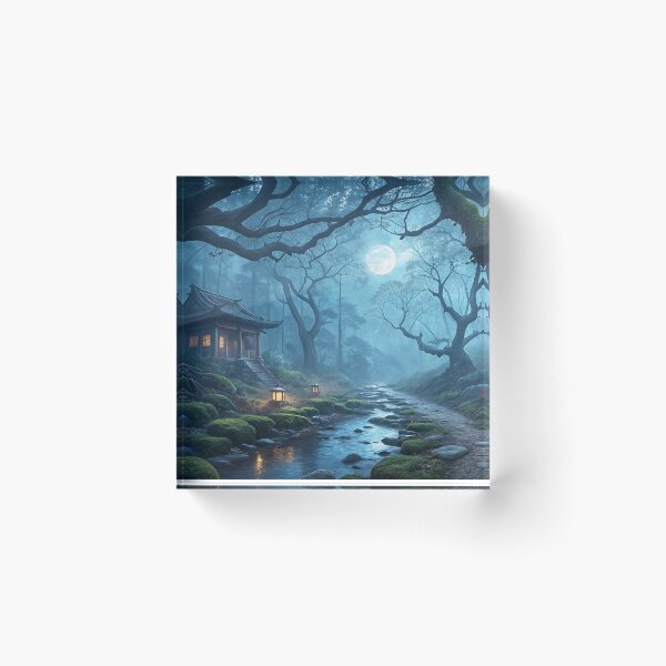 Item preview, epic anime landscape designed and sold by Anime9122.