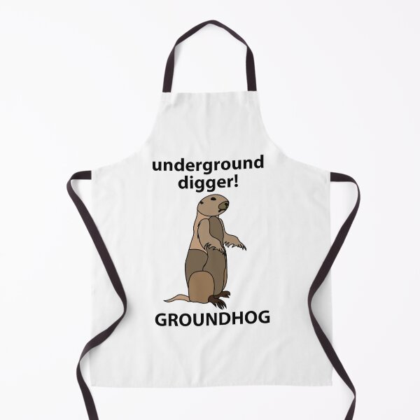 Item preview, Groundhog Underground Digger Funny Groundhog designed and sold by Nisha Prabhu.