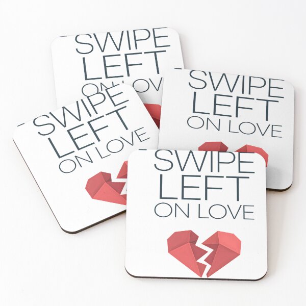 Item preview, Swipe Left on Love – Anti-Valentine’s Day Humor designed and sold by Taans-Creation.