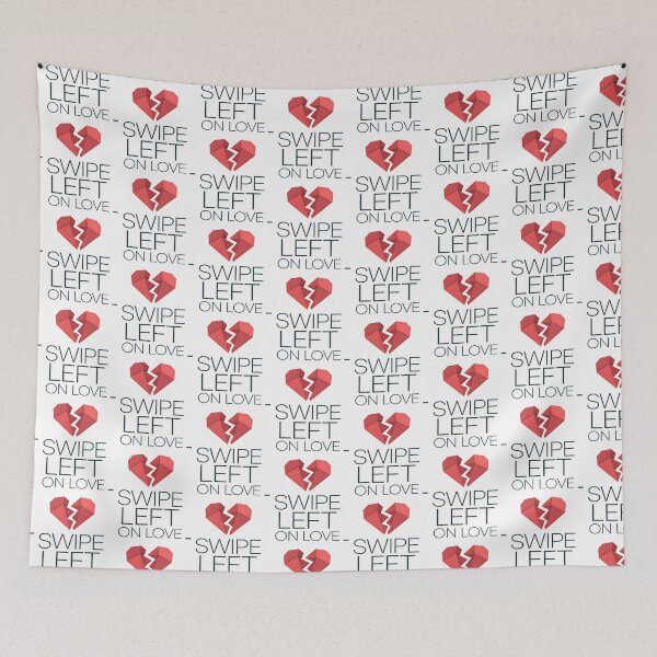 Item preview, Swipe Left on Love – Anti-Valentine’s Day Humor designed and sold by Taans-Creation.