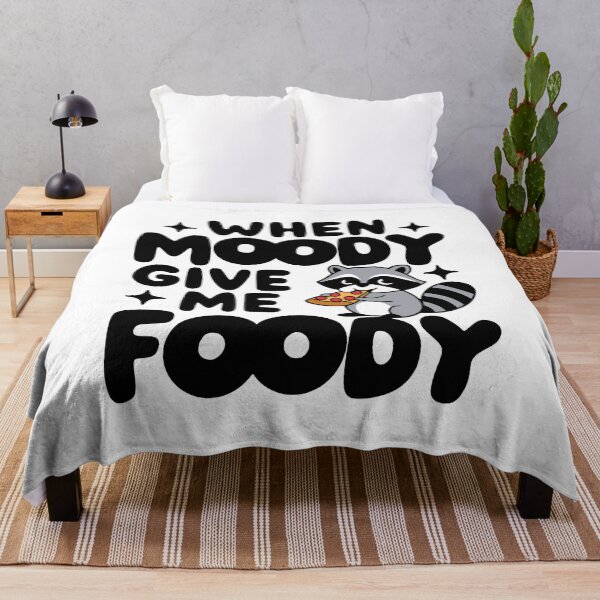 Item preview, When Moody Give Me Foody! Cute Raccoon designed and sold by PMCreative.