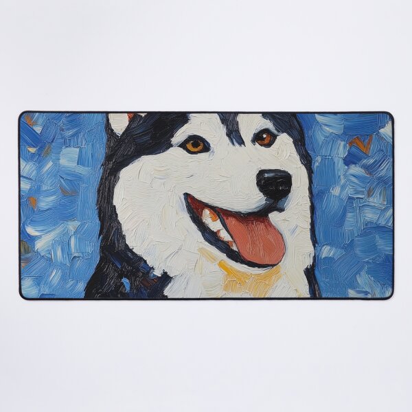 Item preview, Alaskan Malamute | Post-impressionist painting style designed and sold by ComicsFactory.