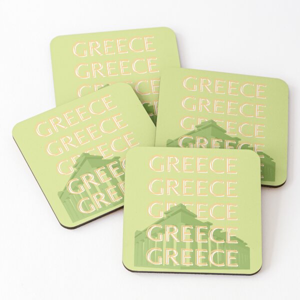 Item preview, Greece Travel Art, Summer Travel Art, Green designed and sold by Magic Love Art Print.