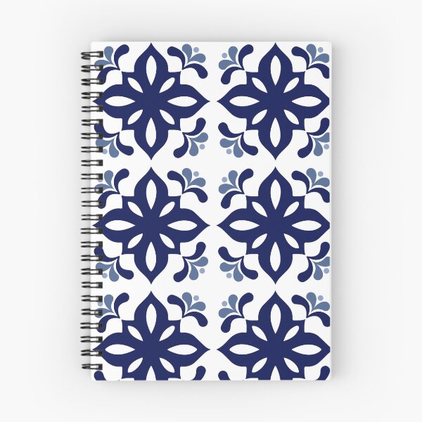 Item preview, Hamptons Blue and White Talavera Tile Star Pattern designed and sold by HotHibiscus.